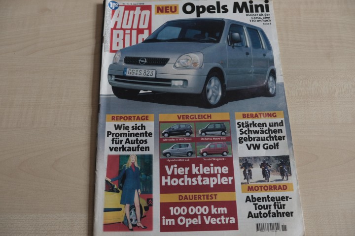 Deckblatt Auto Bild (15/1998)